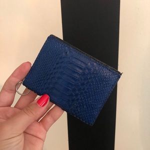 Snakeskin wallet/cardholder